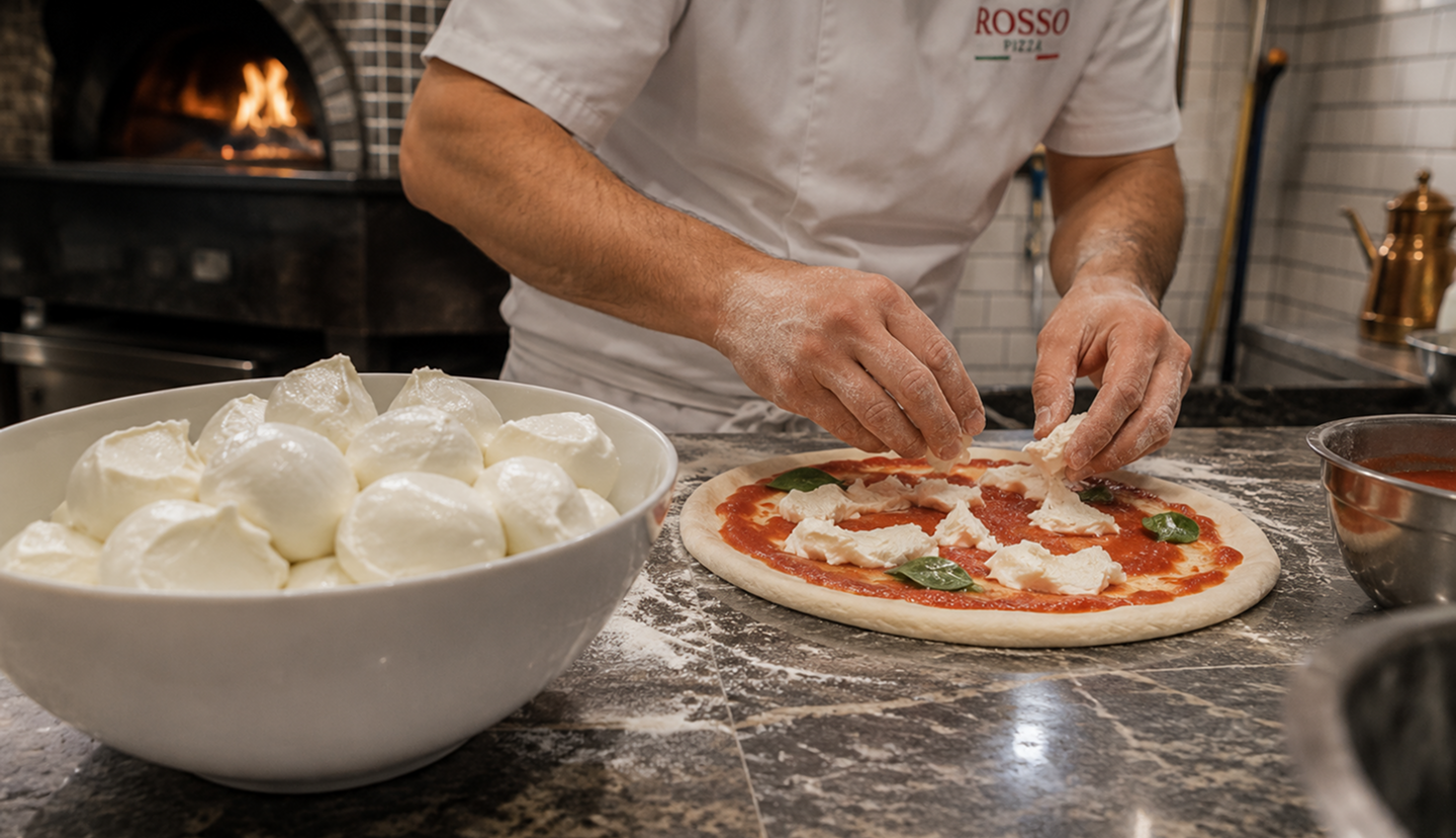 Italian mozzarella, cheeses and dairy